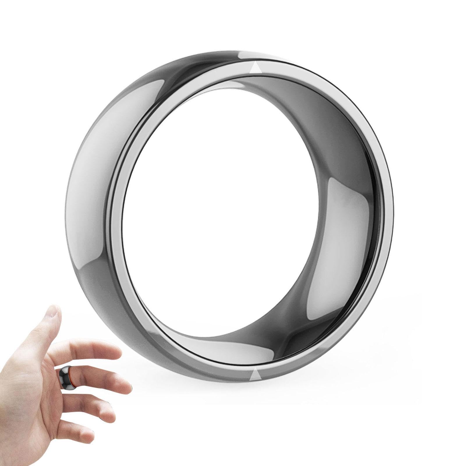 Anillo Inteligente, Anillo de Seguimiento de Actividad física, Anillo de Salud Deportivo inalámbrico, Anillo Inteligente de Seguimiento a Prueba de Agua IP68 con módulo Incorporado Llamadas virtuales