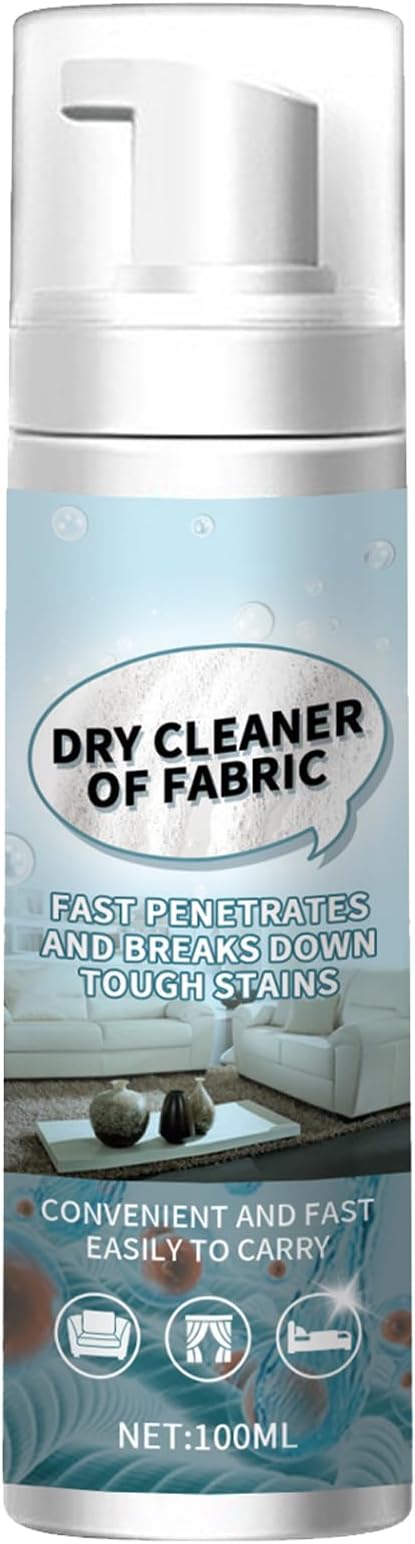 GNAUMORE Dry Stain Remover for Clothes,Dry Spot Cleaner for Clothes,Clothes Spot Dry Cleaner,Powerful Stain Remover Clothes Dry-Clean Spray,Dry Stain Remover Cleaning Fluid Agent 100ML