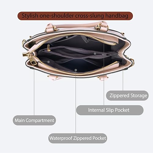 Miniatura 4 de Bolsos de mano de cuero de moda para mujer, bolso de hombro, asa superior, bolso de otoño