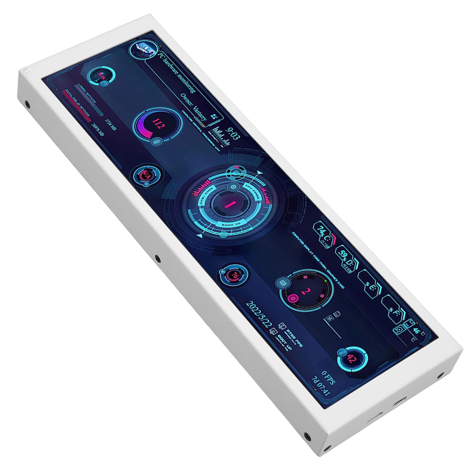 Monitor di temperatura, monitor di CPU, RAM e GPU, protezione oculare, supporto, per impiegati in ufficio, studenti, professionisti IT, gamer e tutti gli utenti di PC