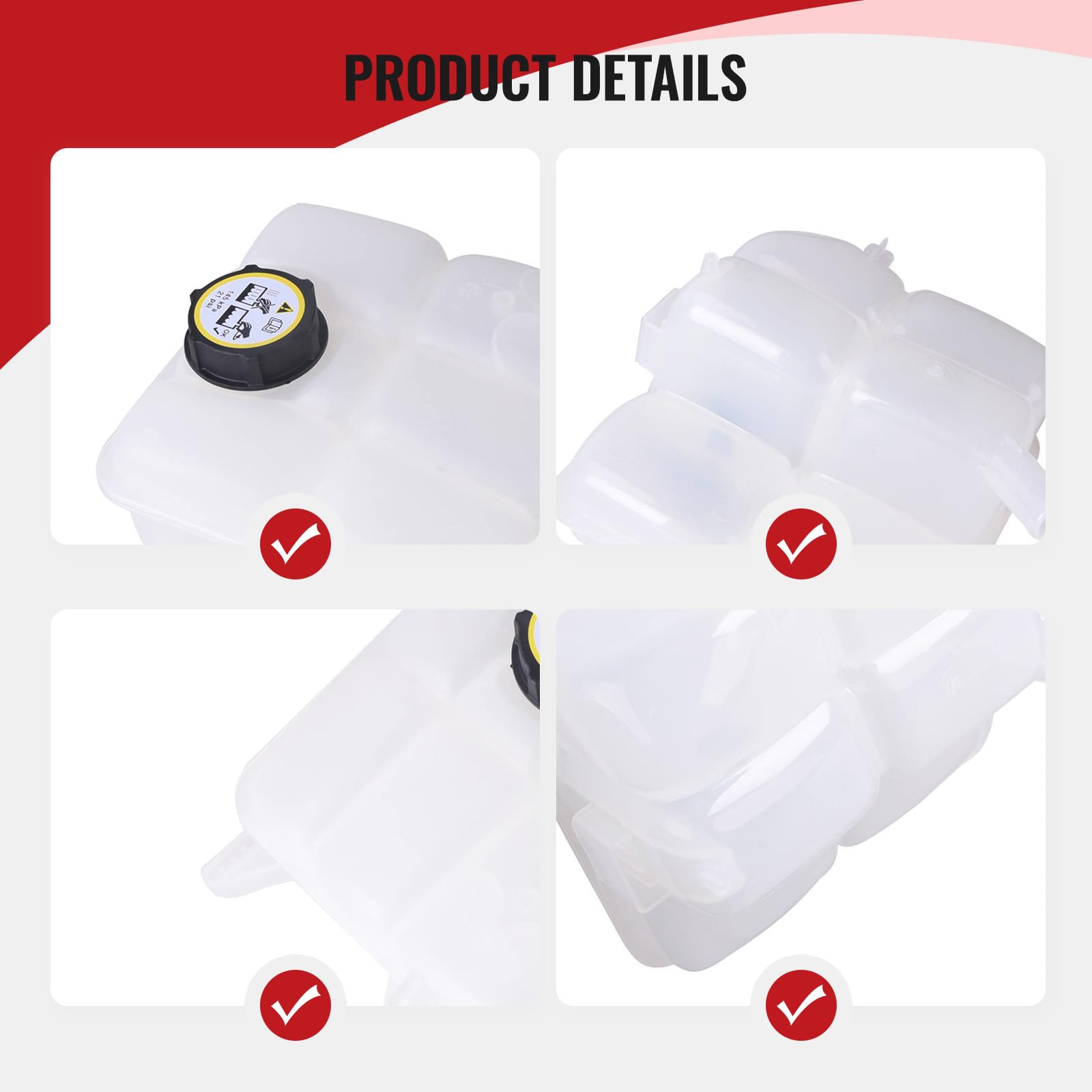 Engine Coolant Overflow Recovery Reservoir Tank For 2015-2019 500X 2016 2018 52052767 68327756aa