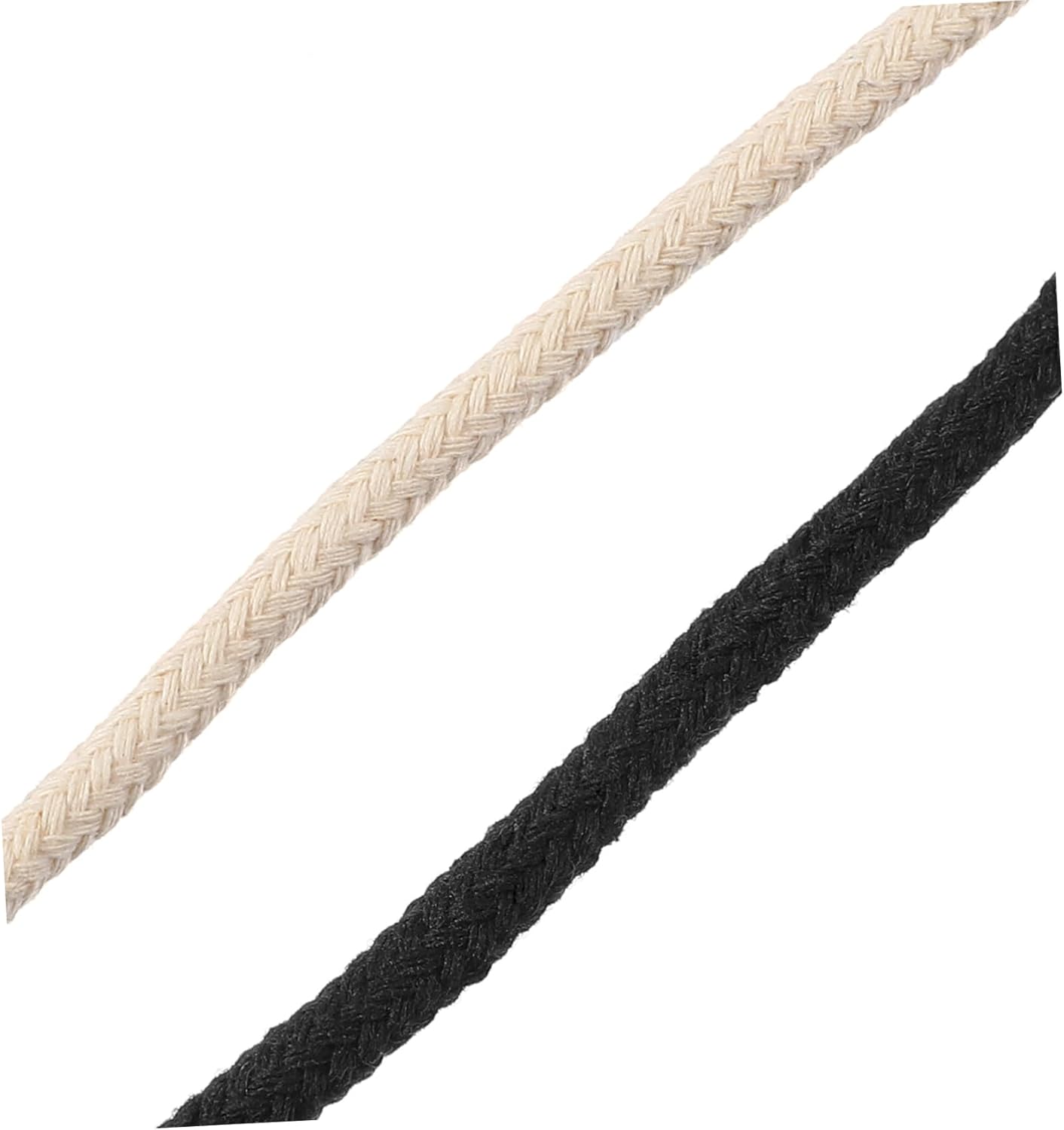 Gadpiparty Natural Cotton Rope 2 Rolls of Weaving Twine for DIY Crafts Macrame and Home Decor for Plant Hangers and Binding Projects