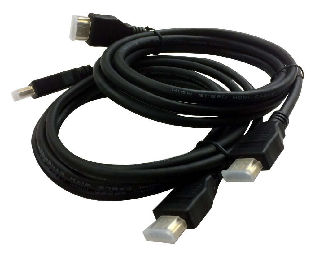 PowerBridge Solutions H3-2 High-Speed HDMI Cable, Supports Ethernet, 3D, 4K video and Audio Return Channel (ARC), Two-Pack Set of 9.8 Feet (3 Meters) HDMI Cables