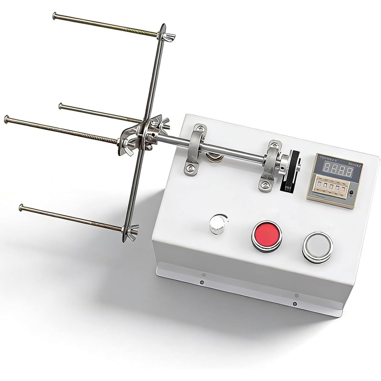 LHQYA Coil Winding Machine, Automatic Tassel Winding Machine, Circumference: 65 Cm, Speed: 3000 Rpm, Adjustable Speed, Reset Function, for Workshops and Groups