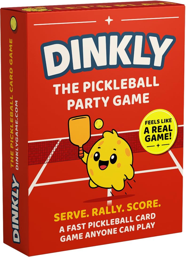 The Pickleball Card Game, Pickleball Gift for Men, Women & Players, Fast-Paced Off-Court Party Game for Game Night, Easy to Learn, 2 or 4 Players, 15-20 Minute Gameplay