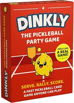 The Pickleball Card Game, Pickleball Gift for Men, Women & Players, Fast-Paced Off-Court Party Game for Game Night, Easy to Learn, 2 or 4 Players, 15-20 Minute Gameplay