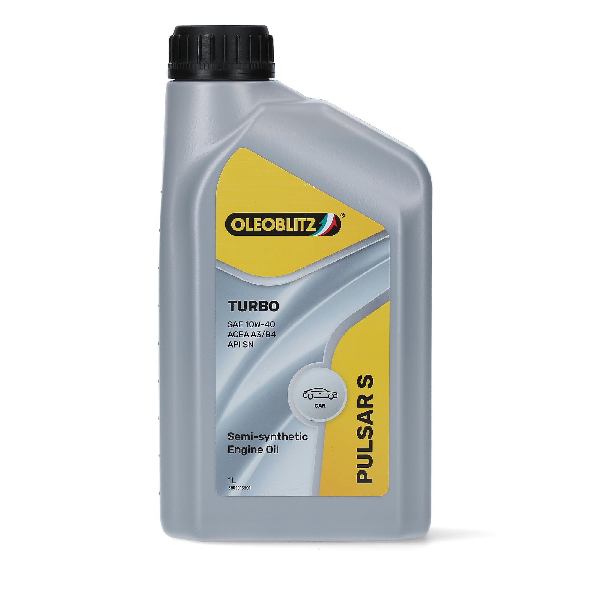 Oleoblitz Kit 2X Pulsar S Turbo 10W-40 by Petronas - Olio Motore Auto - Semisintetico - ACEA A3-B4-2 Confezioni da 1 Litro