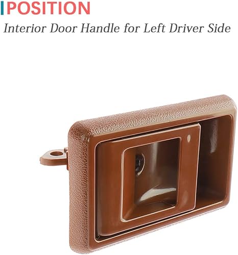Miniatura 19 de IRONTEK 1 par de manijas de puerta interiores marrones para lado delantero/trasero izquierdo y derecho para Toyota 95-00 Tacoma/89-95 4Runner