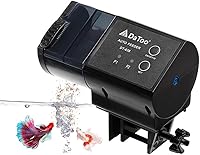 DaToo Automatic Aquarium Fish Feeder for Small Tanks - Timer Dispenser with Moisture-Proof Air Hole, Vacation Betta Feeder