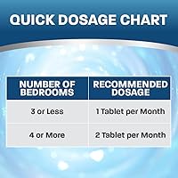 Vista 3 de Tratamiento limpiador de fosas sépticas, bacterias x enzimas naturales desechables, sistema de campo limpio, 1 año de tabletas