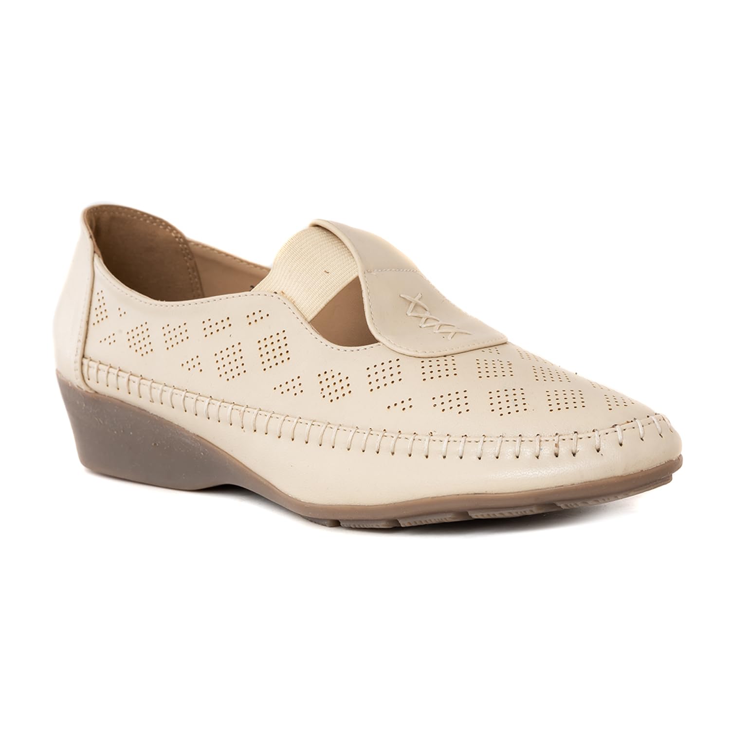 Sharon Wedge Heel Slip On Casual Shoe for Women-image-40