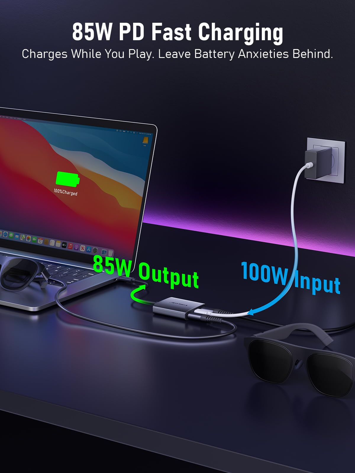 Lemorele Adapter HDMI na USB C do Xreal, Rayneo
