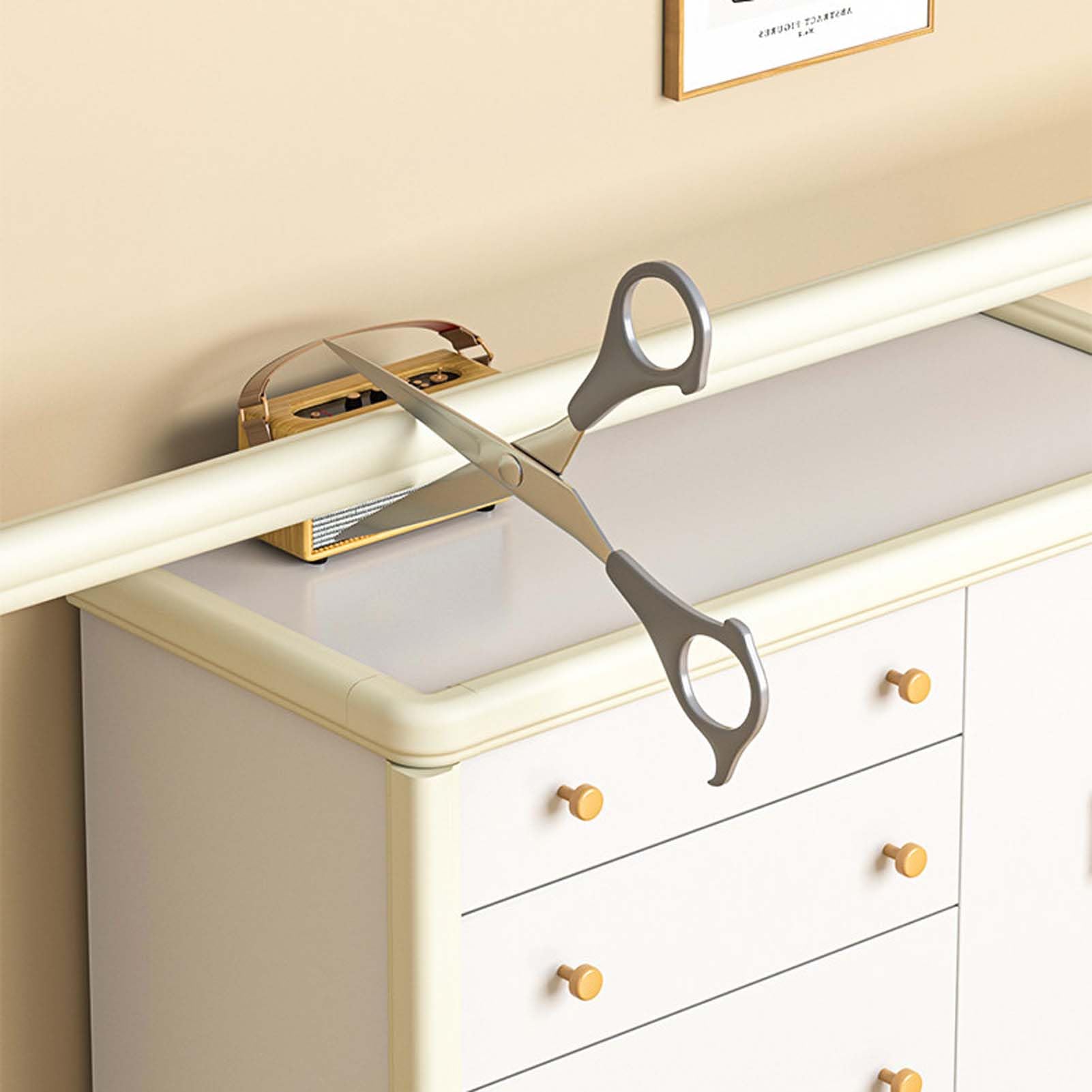Protector De Bordes para Muebles, Tira Antigolpes De Espuma, Protector De Esquinas Y Mesas, Parachoques Suave, Cinta De Doble Cara, Flexible, Elástica, Fácil De Cortar