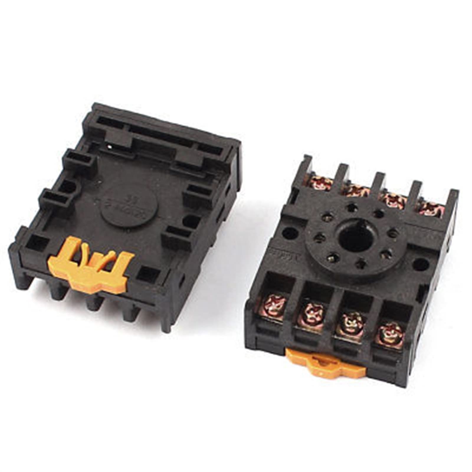 VDOQTLJT 5Pcs PYF083A 8 Terminals Power Timer Relay Socket Base Holder for JTX-2C DH48S