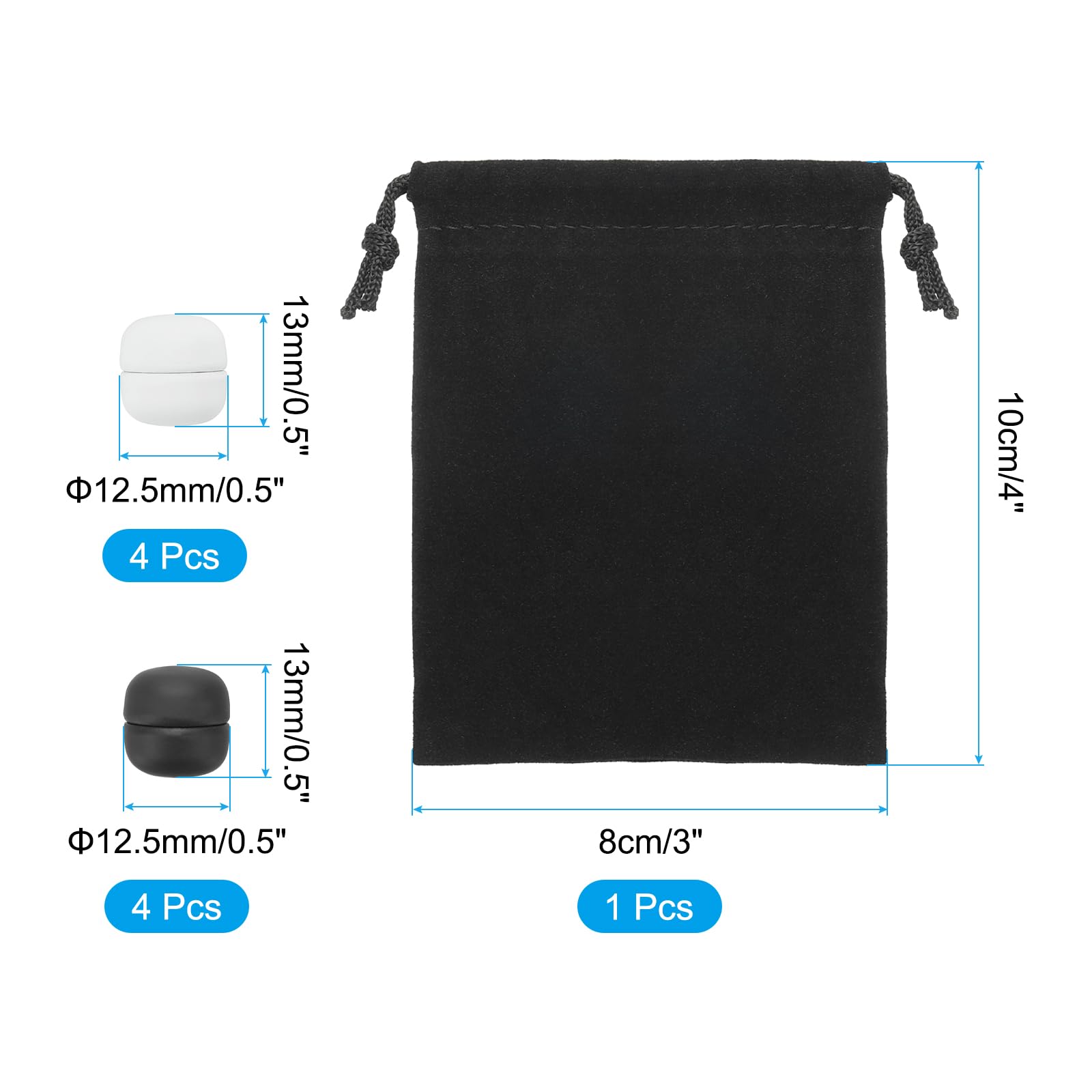 PATIKIL Hijab Magnetic Pins with Storage Bag - Image 2