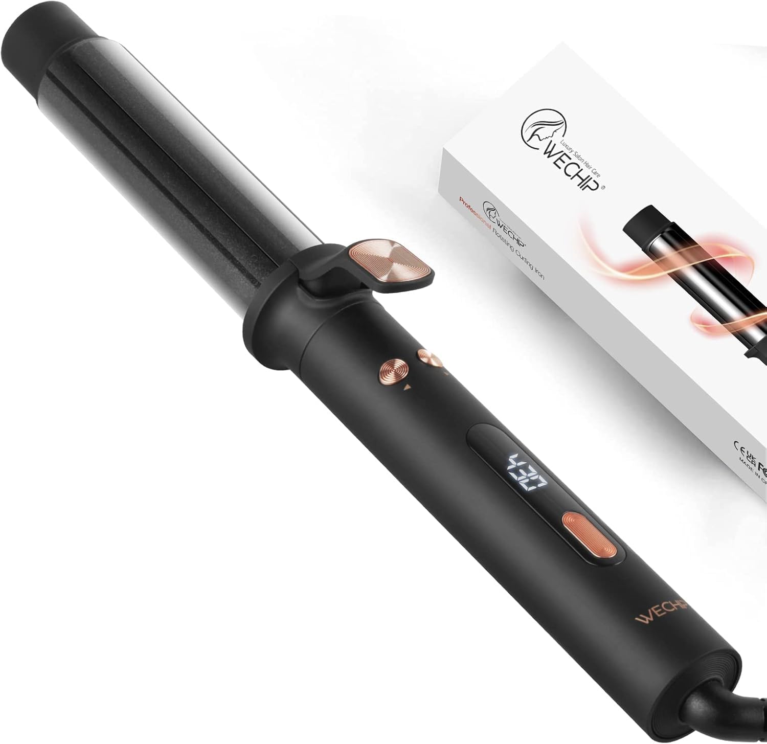 Automatic Rotating Curling Iron, 1 1/4 Inch Self Curling Wand with Extra Long 5.5” Tourmaline Ceramic Barrel, Fast Heating Ionic Hair Curler for Long Hair, Adjustable Hot Tools for Curls Waves 1.25″ Automatic Rotating Curling Iron, 1 1/4 Inch Self Curling Wand with Extra Long 5.5” Tourmaline Ceramic Barrel, Fast Heating Ionic Hair Curler for Long Hair, Adjustable Hot Tools for Curls Waves 1.25″