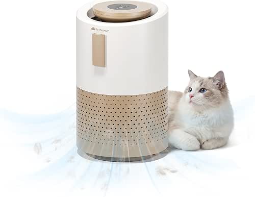 Pet Air Purifier for Cats and Dogs, H13 HEPA Air