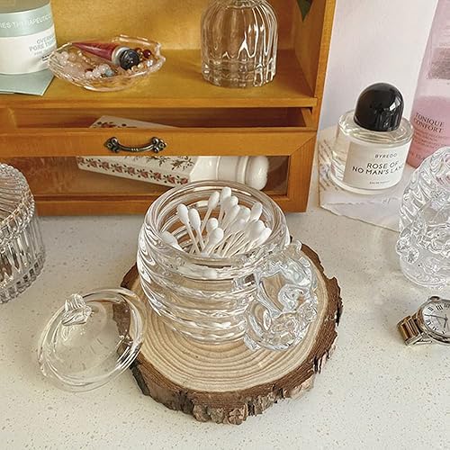 Miniatura 6 de Tarro de miel de vidrio de 6.8 fl oz con tapa de decoración de abeja y mango decorativo de oso pequeño, maceta transparente para la cocina y