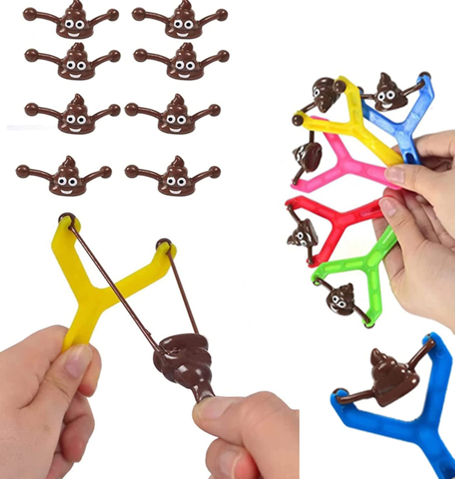 Buy Funny Poo Sling ToyHalloween Poop Finger Shooting Sling Prank
