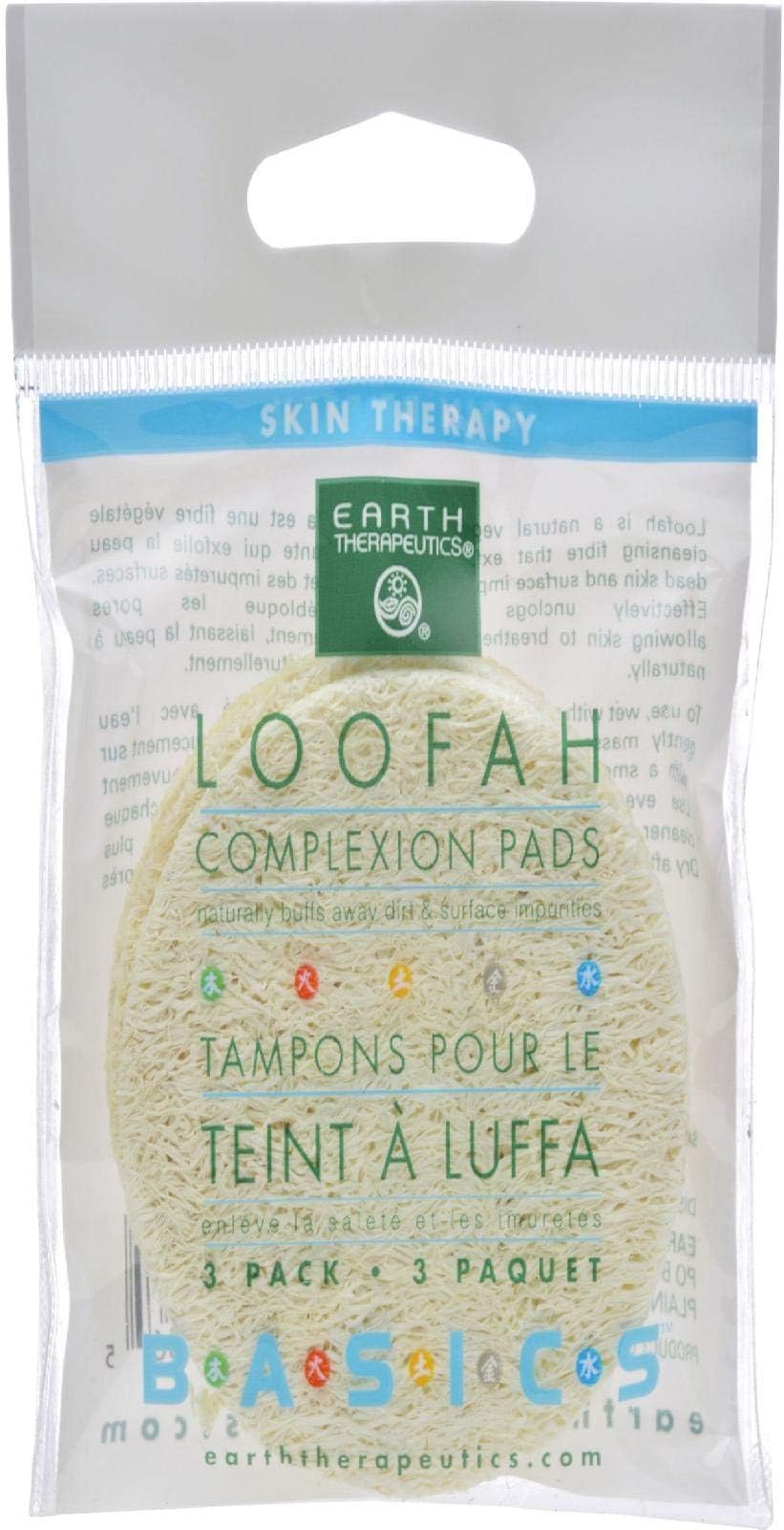 Earth TherapeuticsLoofah Complexion Discs, 3 Pc (Pack of 1)