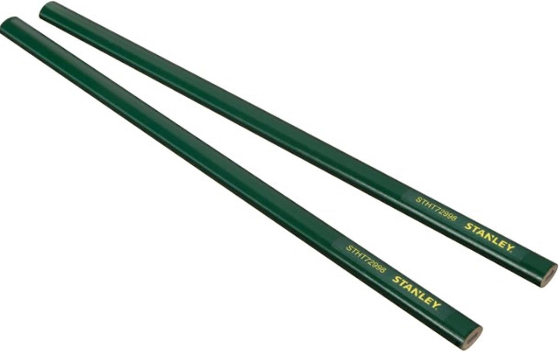 Stanley STHT0-72998 Workman's Pencils - 30 cm, 2 Pieces - Green Exterior