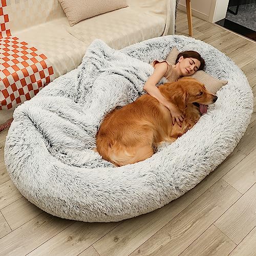 Large Dog Bed 75" L * 50" W * 14" Th Dog Beds for Large Dogs Gian...