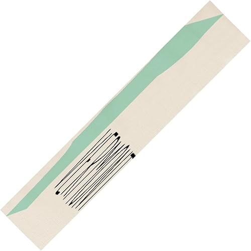 Elegante bufanda de arpillera estilo Vermont State Summer Camino de mesa de 13 x 108 pulgadas, mantel patriótico para regalo de tocador, decoración