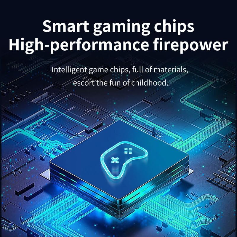 Miniatura 2 de X9 Retro Game Stick, consola de videojuegos 4K HDMI HD Plug and Play con más de 60000 juegos (256 G), con controladores inalámbricos 2.4G,