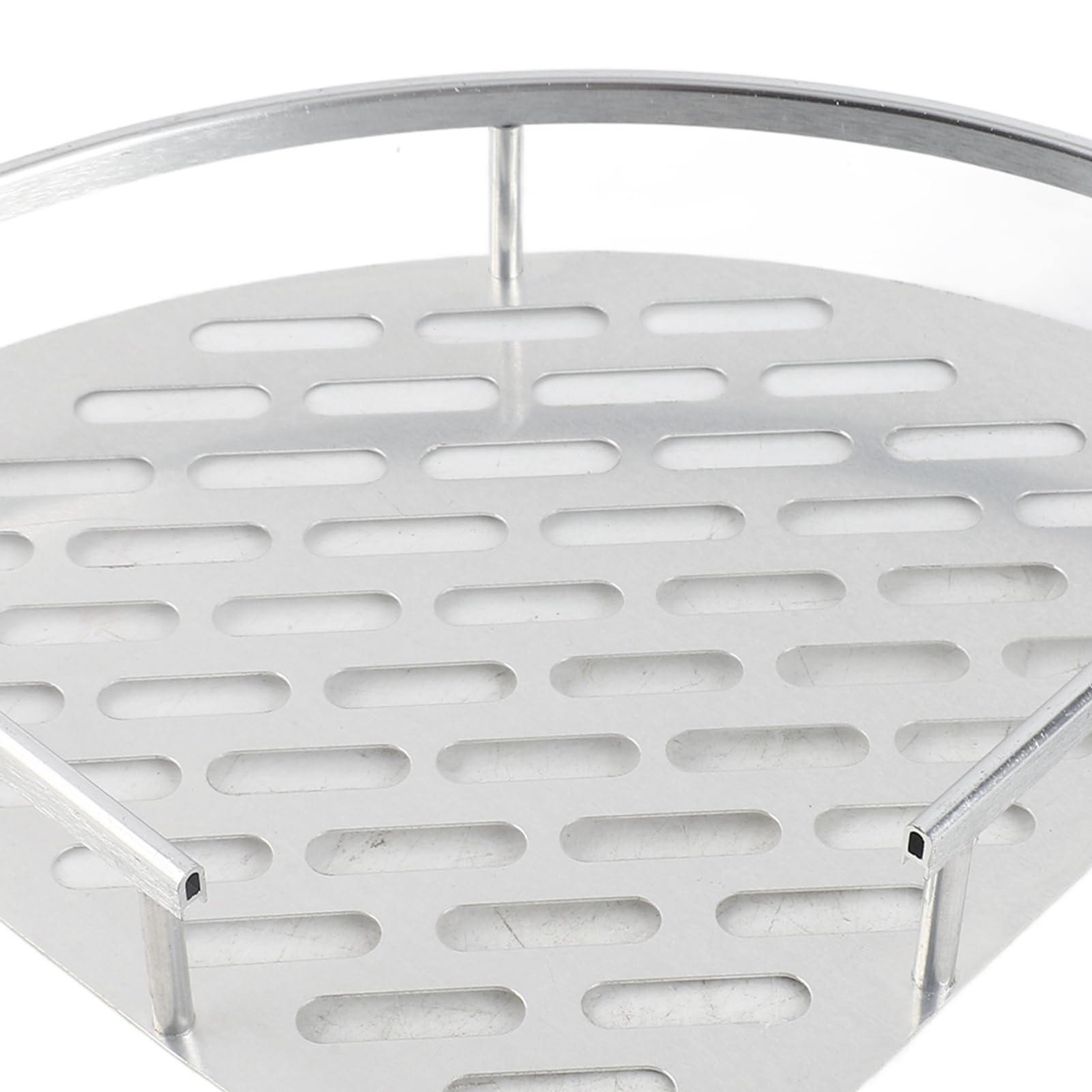 Cryfokt Mensola Triangolare per Doccia, Robusto Scaffale Angolare da Bagno in Alluminio per Organizzare Shampoo e Forniture, 2 unità, Massimizza i Piccoli Spazi