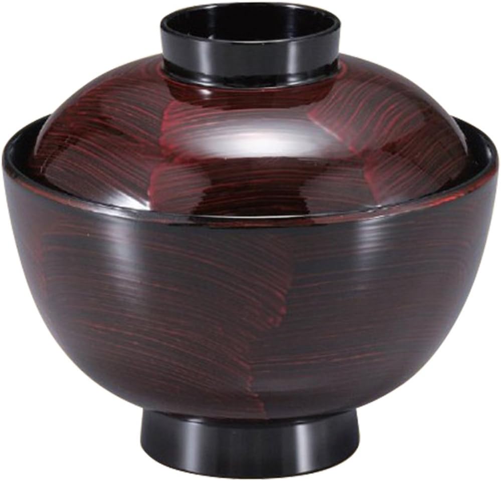 5-224-5 Soup Bowl, Brown, φ4.3 x Height 3.9 inches (11.1 x 10 cm), Heat Resistant ABS