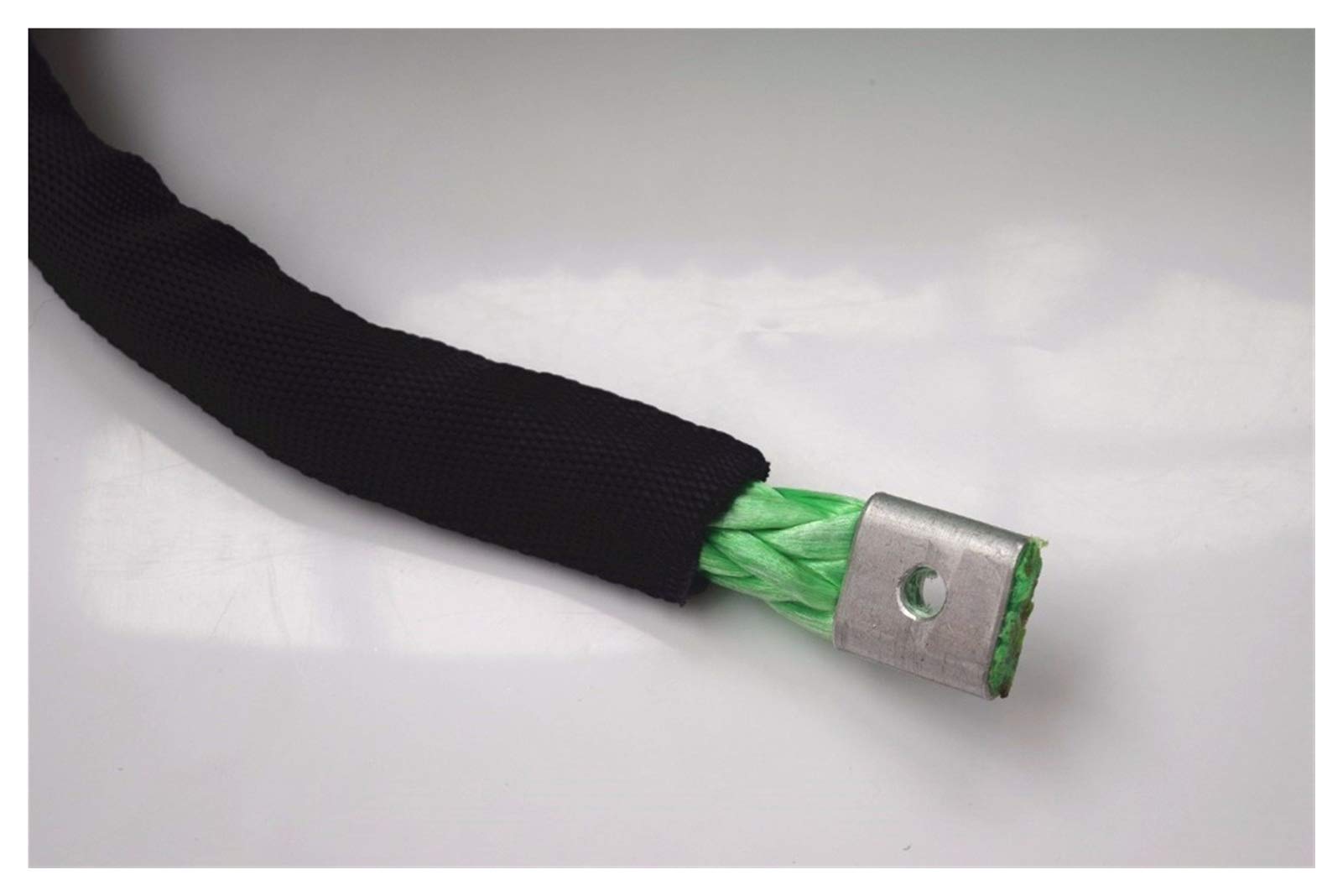 Syntetyczna lina wyciągarki, Green 16mm * 40m Liny Wciągarki syntetycznej, liny Uhmwpe do wciągarki elektrycznej, liny wciągarki plazmowej, liny holownicze do pojazdów terenowych 4WD ATV UTV