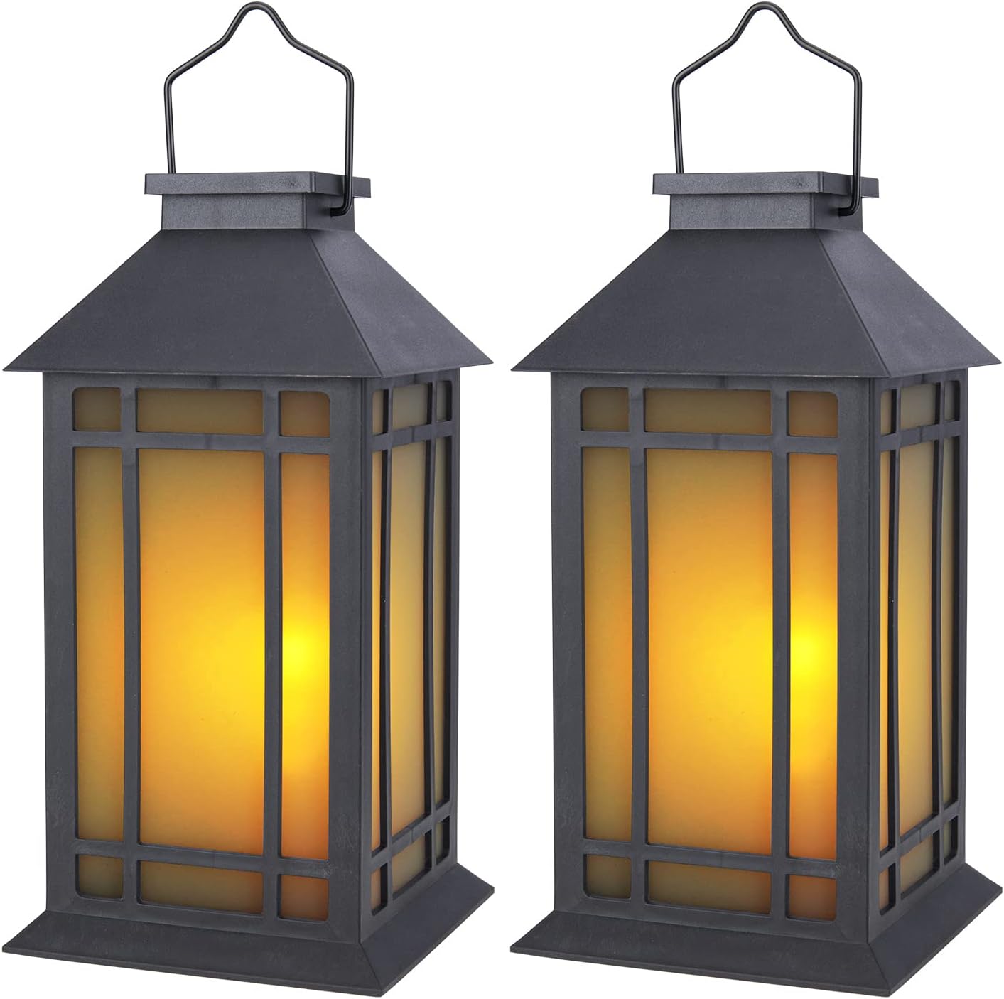 Afirst Solar Lantern Outdoor, Hanging Lights Decorative Outdoor Lighting Waterproof Umbrella Lights for Patio Garden, Table,Party Decor, 2 Pack