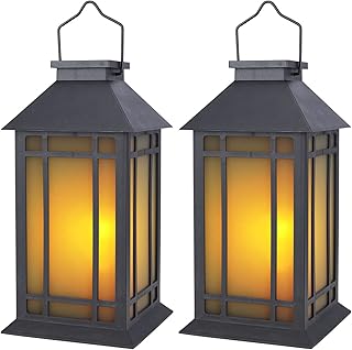 Afirst Solar Lantern Outdoor, Hanging Lights Decorative Outdoor Lighting...