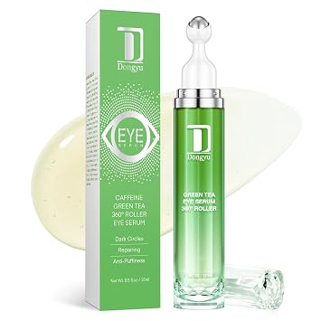 Dongyu Eye Cream Anti Aging Caffeine Green Tea Eye Cream for Beauty Enthusiasts - Puffy Eye Treatment Morning Night Use Green