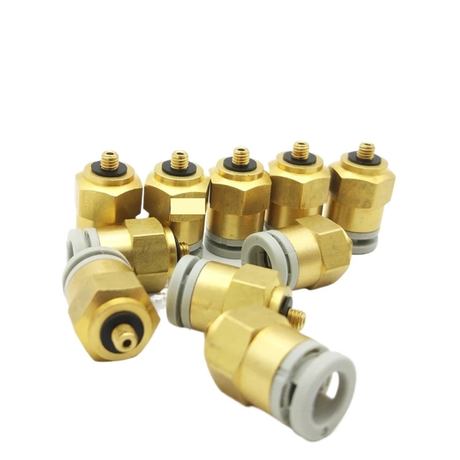 1 sztuk -C M3 M5 1/8 Mini akcesoria 0-150 psi męski prosty mosiądz plastik montaż pneumatyczny niskociśnieniowy (PC 04 M5C 4 mm M5.2 PCS)