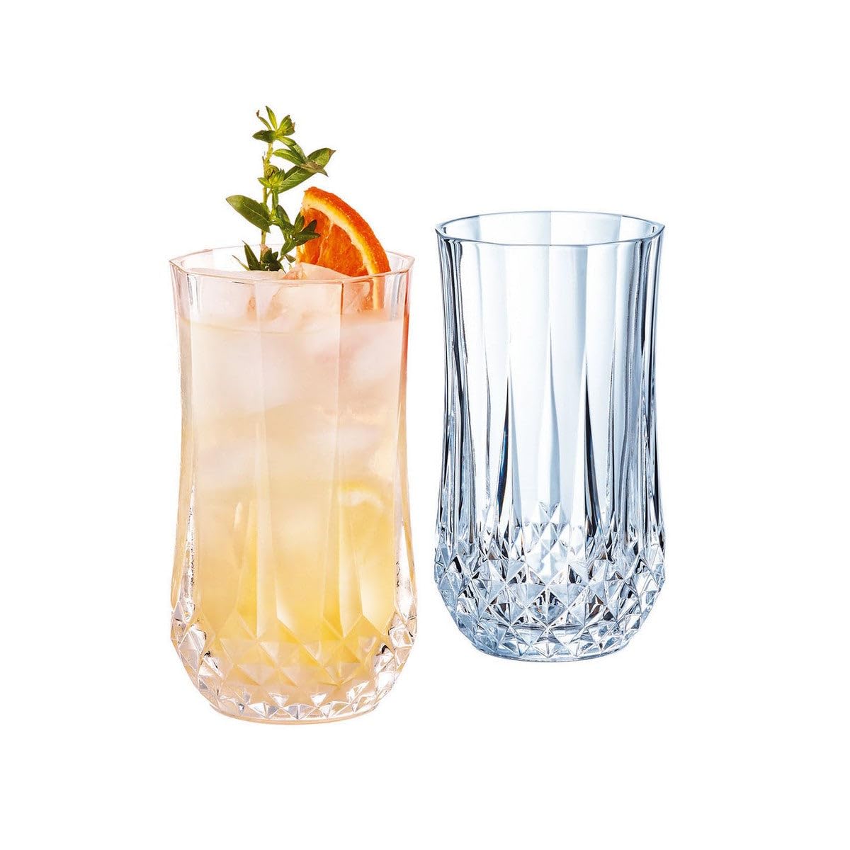 Arcoroc Set de 6 vasos altos West Loop de cristalín 36 cl