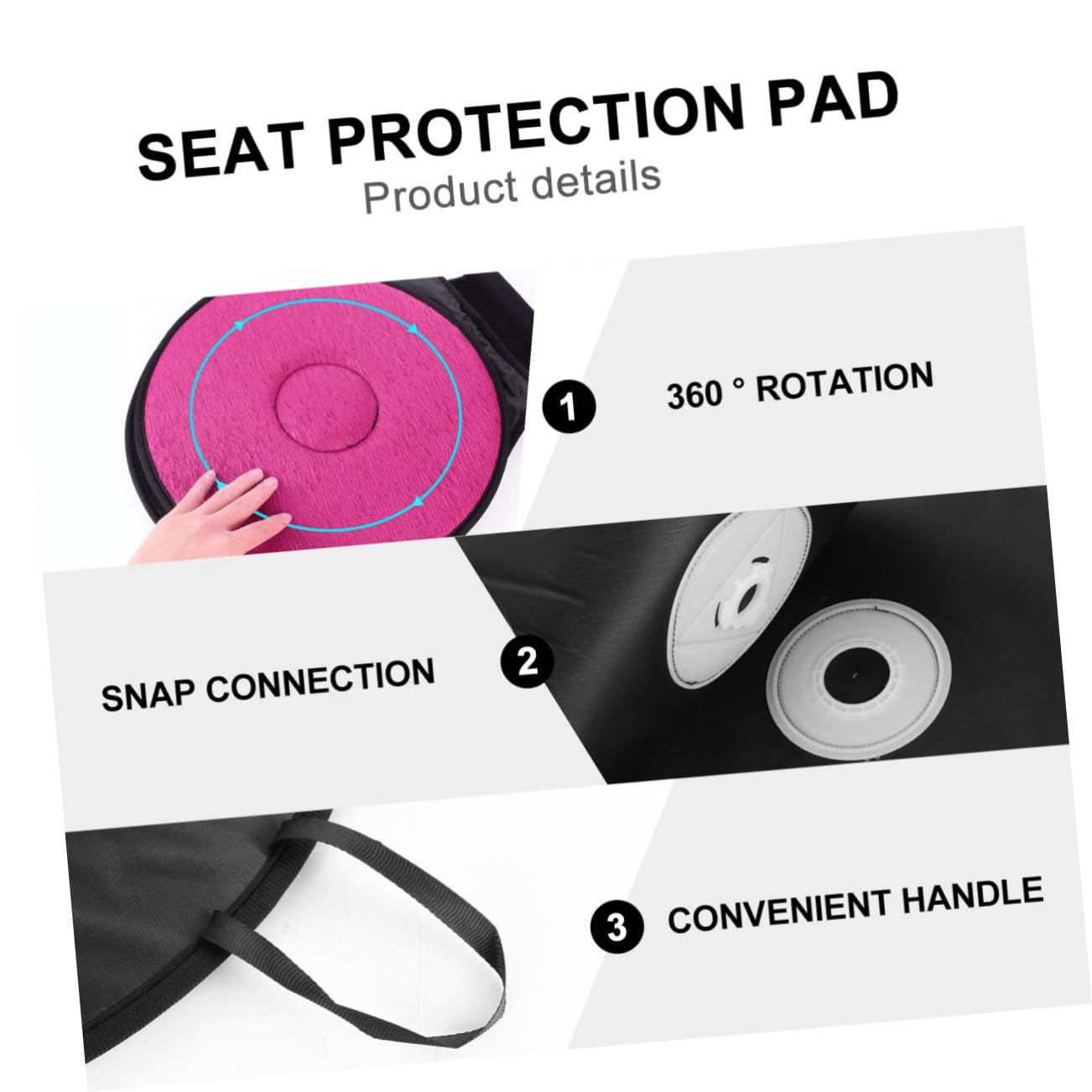 Cojín 360 para Giratorio Multifunción Grados Asiento de Coche