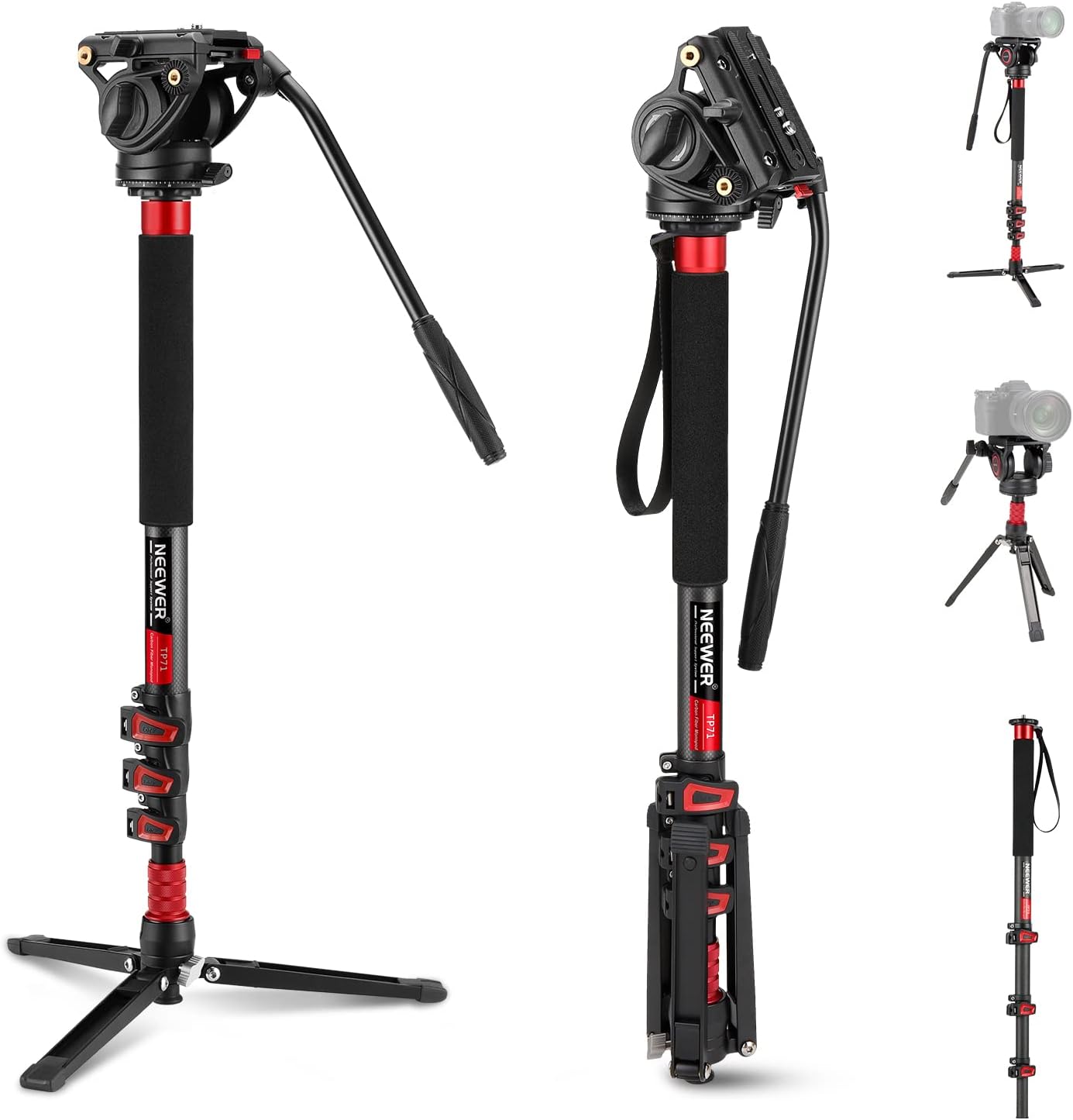 Picatinny Monopod Geweer BT Monopod Mid-Height Accu-Shot PRM - Precision Rail Monopod, Für Picatinny Schienen, BT13-QK Xtm Picatinny