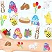 Produktbild German Trendseller Oster Tattoos Set  Neu  Oster Party  Kindergeburtstag  Mitgebsel 12 Tattoos