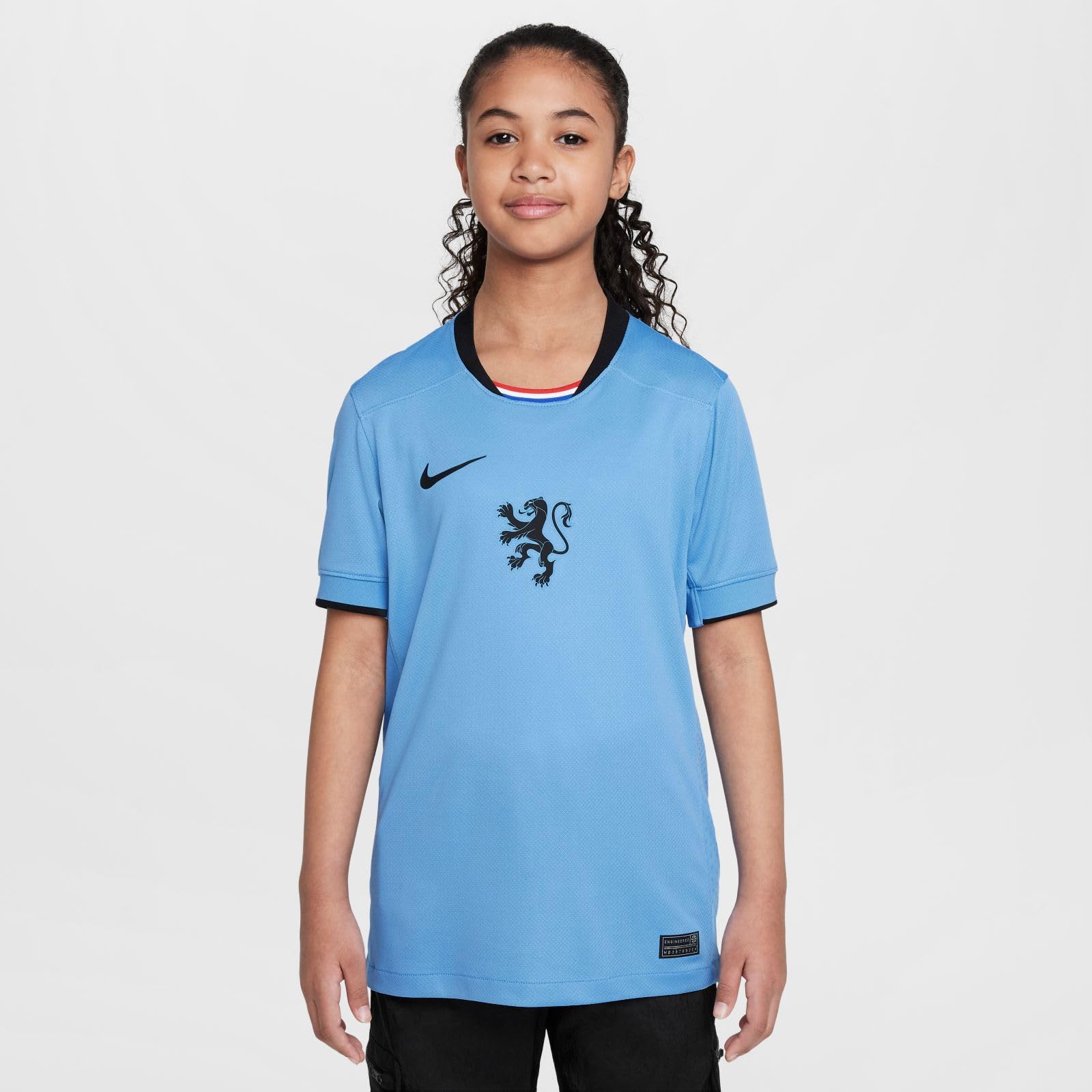 Nike Niederlande 2025 Stadium Away (Frauenteam) Nike Dri-Fit Replika-fußballtrikot für Ältere Kinder Maglia da Calcio Replica Unisex - Bambini e Ragazzi