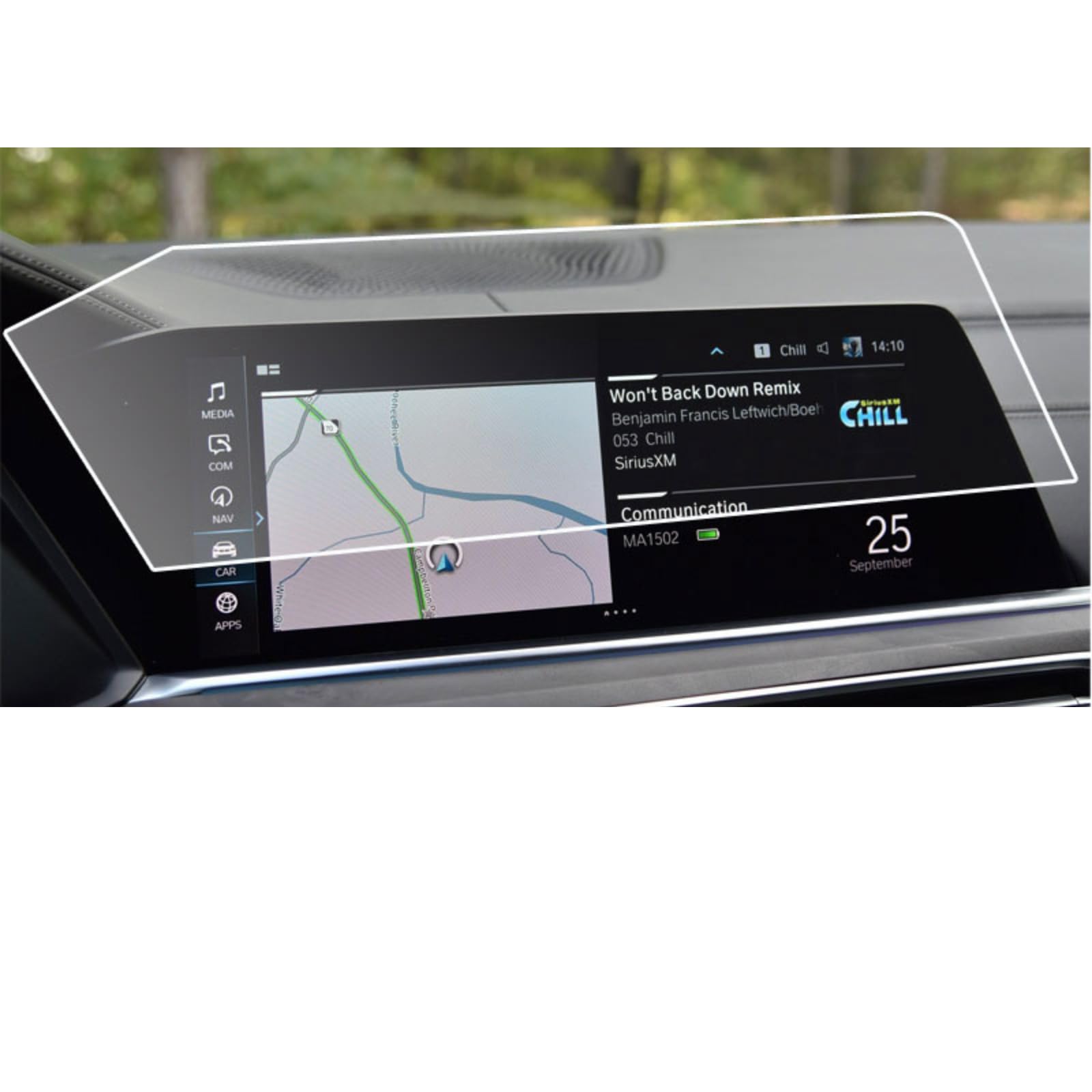 Nawigacja samochodowa Szkło hartowane Ekran LCD Folia ochronna Naklejka Osłona Dla BMW X5 G05 X7 G07 2019
