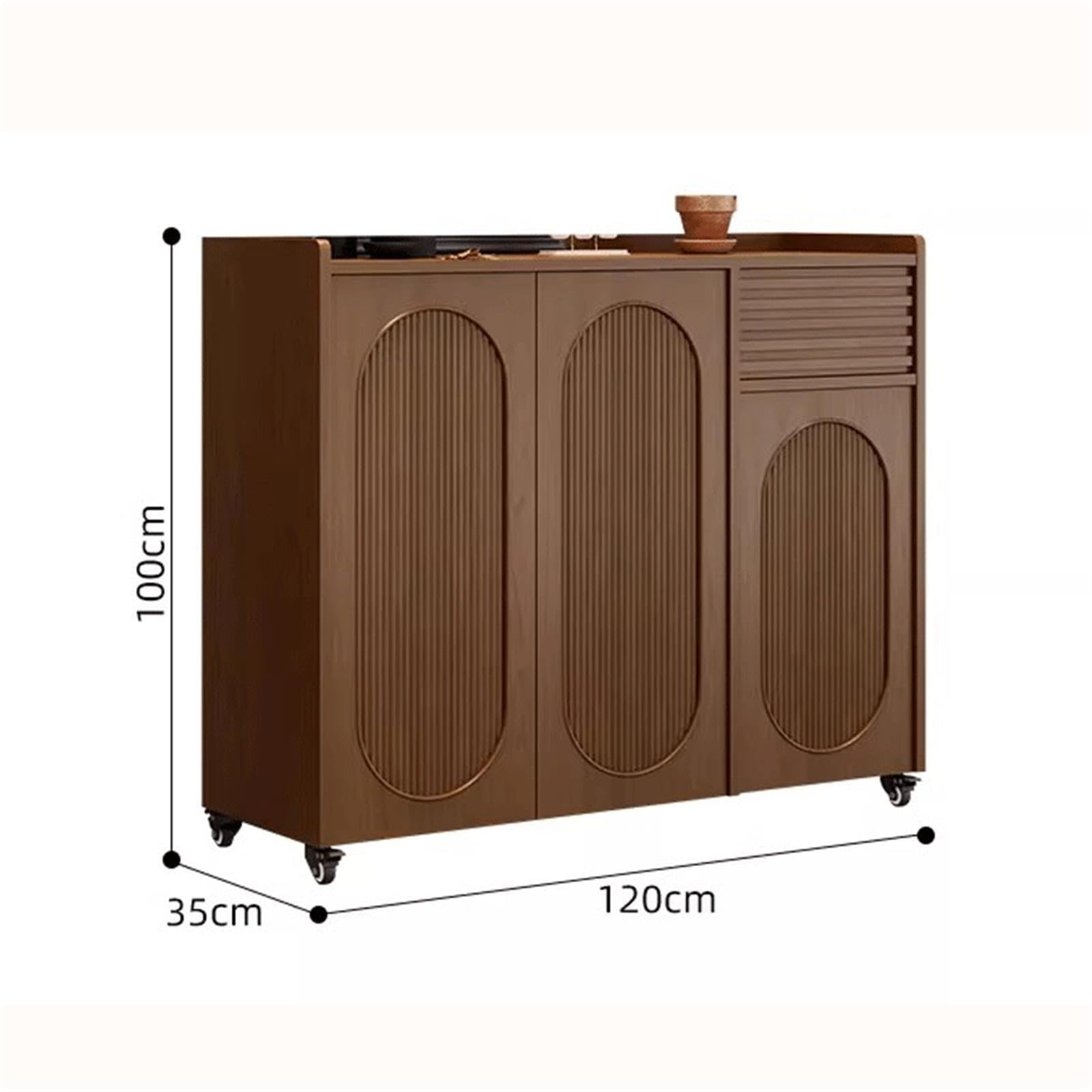 Couloir Armoire à Chaussures Mobile de Grande capacité