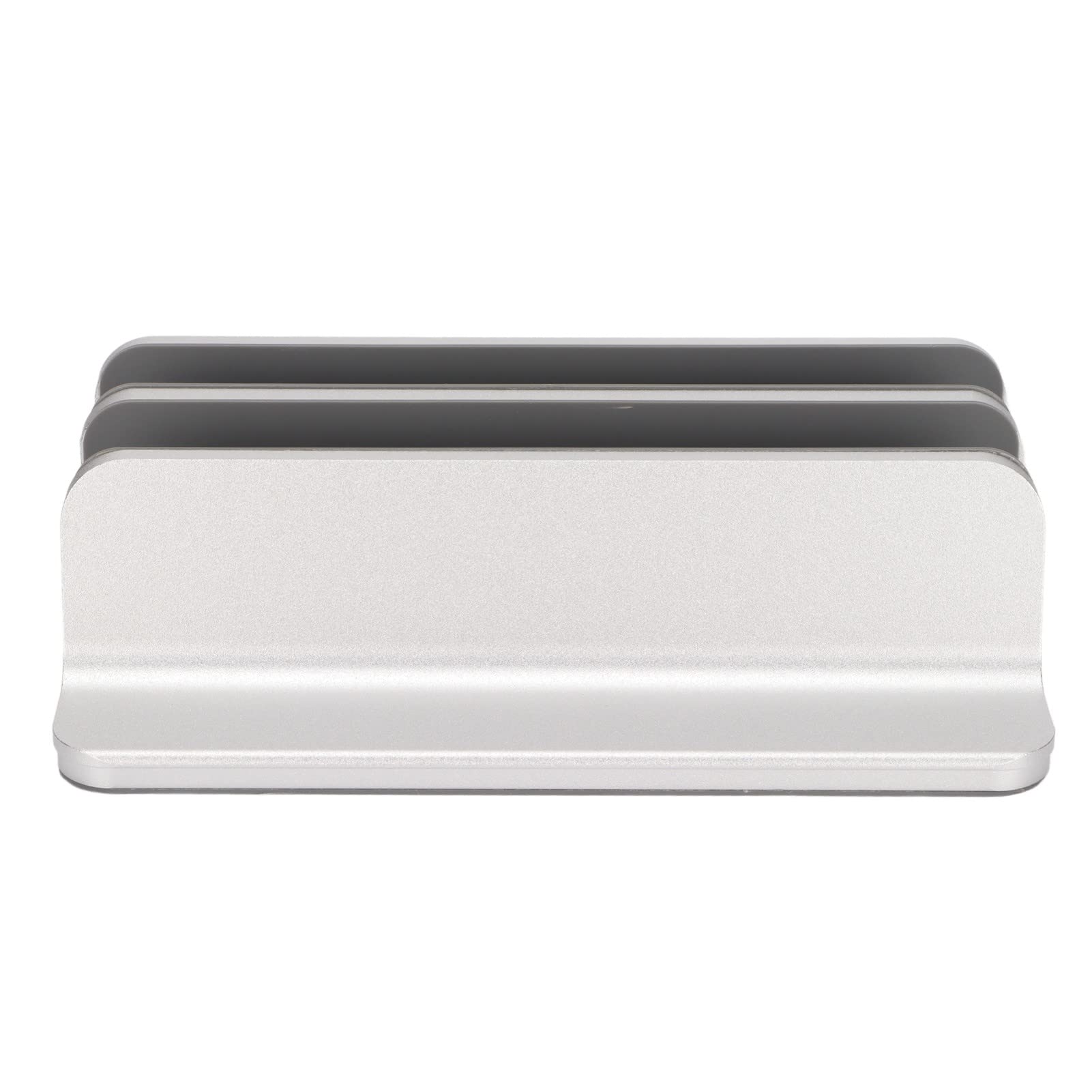Supporto per laptop verticale 2 slot in alluminio supporto per laptop regolabile per tablet desktop per ufficio