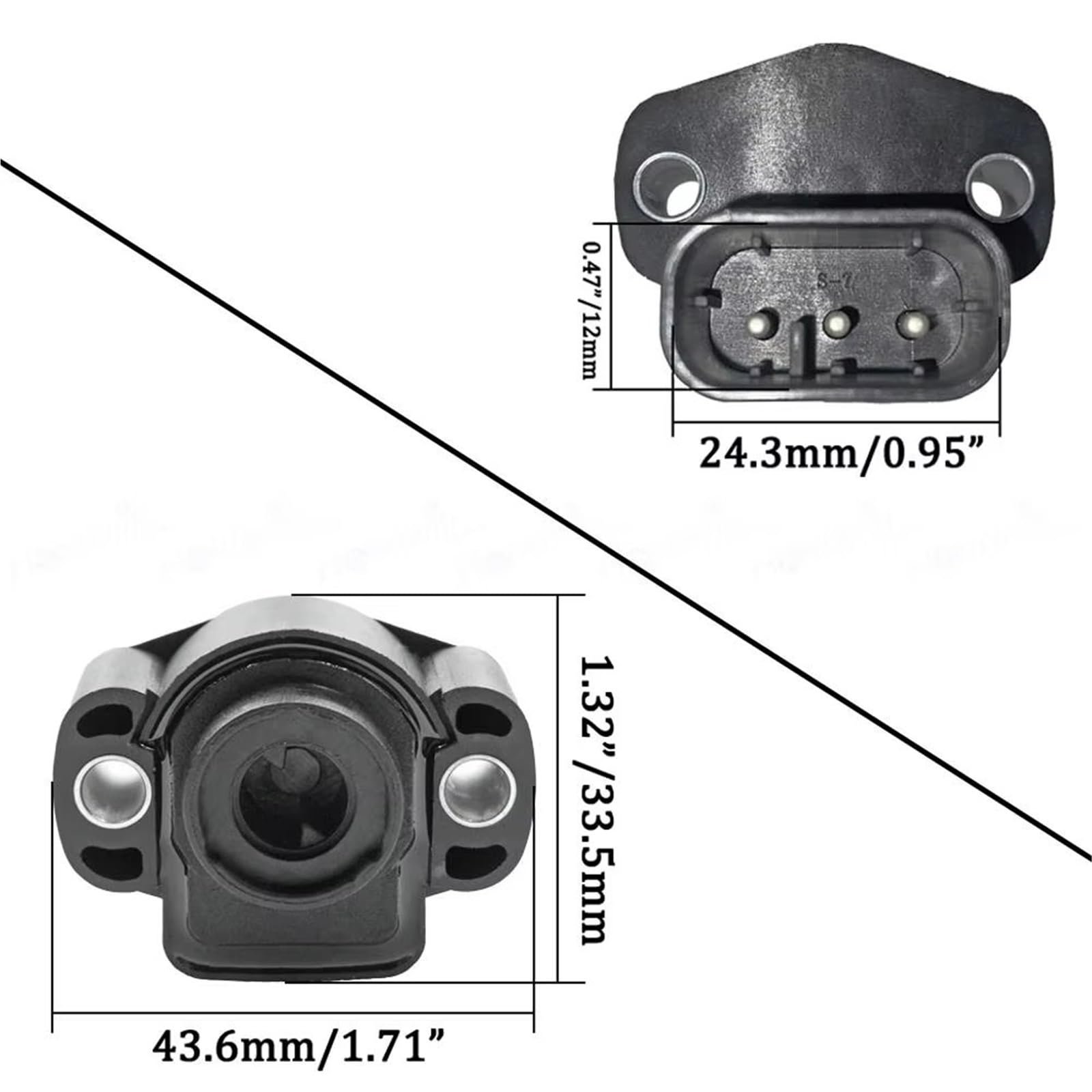 Sensore di Posizione dell'acceleratore per Jeep Grand Cherokee 1993-1996 Sensore di Controllo dell'acceleratore 4761871AC 4626051 4637072 Valvola del Corpo farfallato