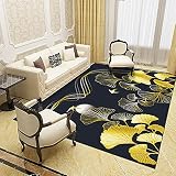 RUGMRZ Alfombras Dormitorio Matrimonio Árbol Ginkgo, Moderno Minimalista Antideslizante Dormitorio Dormitorio Dormitorio Grande Alfombra Grande alfombras Baratas Lavable y f 50X80CM/1ft 8''X2ft 7''