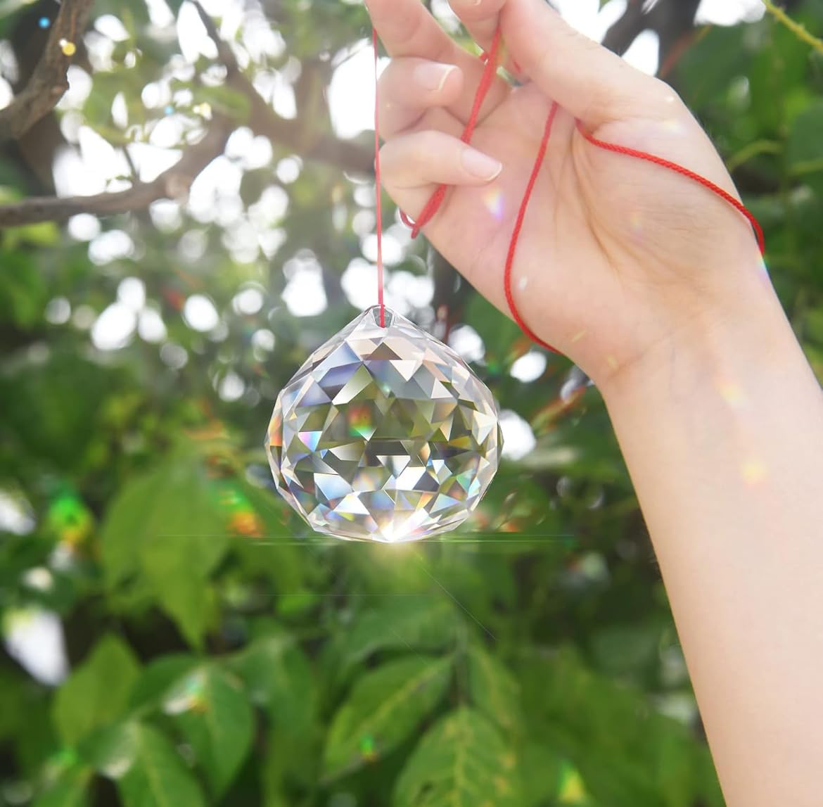 Clear Crystal Ball Sun Catcher - Window Hanging Ball for Good Luck & Prosperity, Feng Shui Crystal Hanging Decor, for Home or Office (6, 30mm)-image-20
