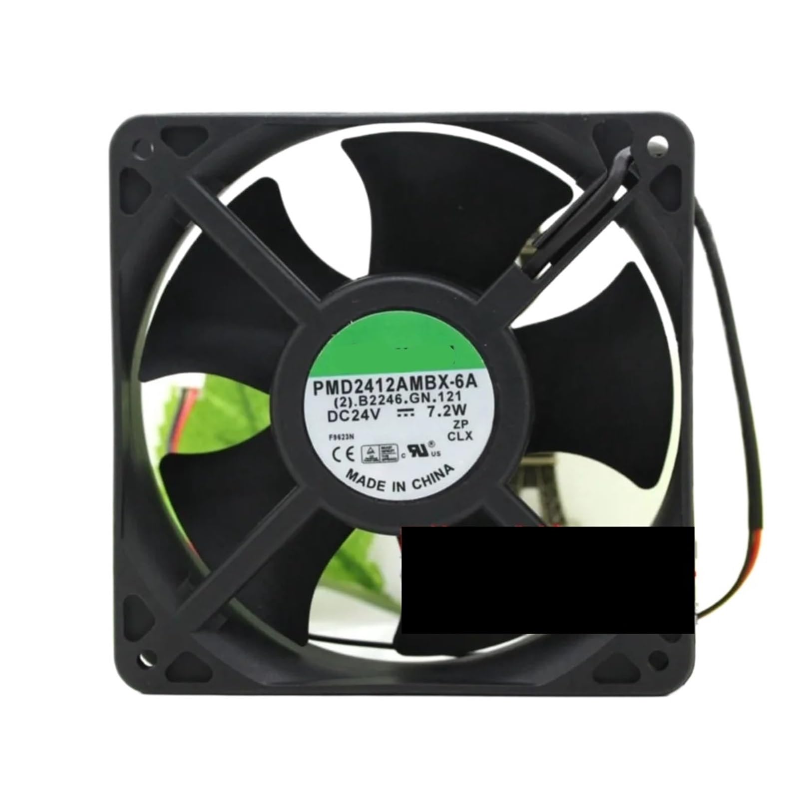 VDOQTLJT PMD2412AMBX-6A 24V Cooling Fan 7.2W 120x120x38mm
