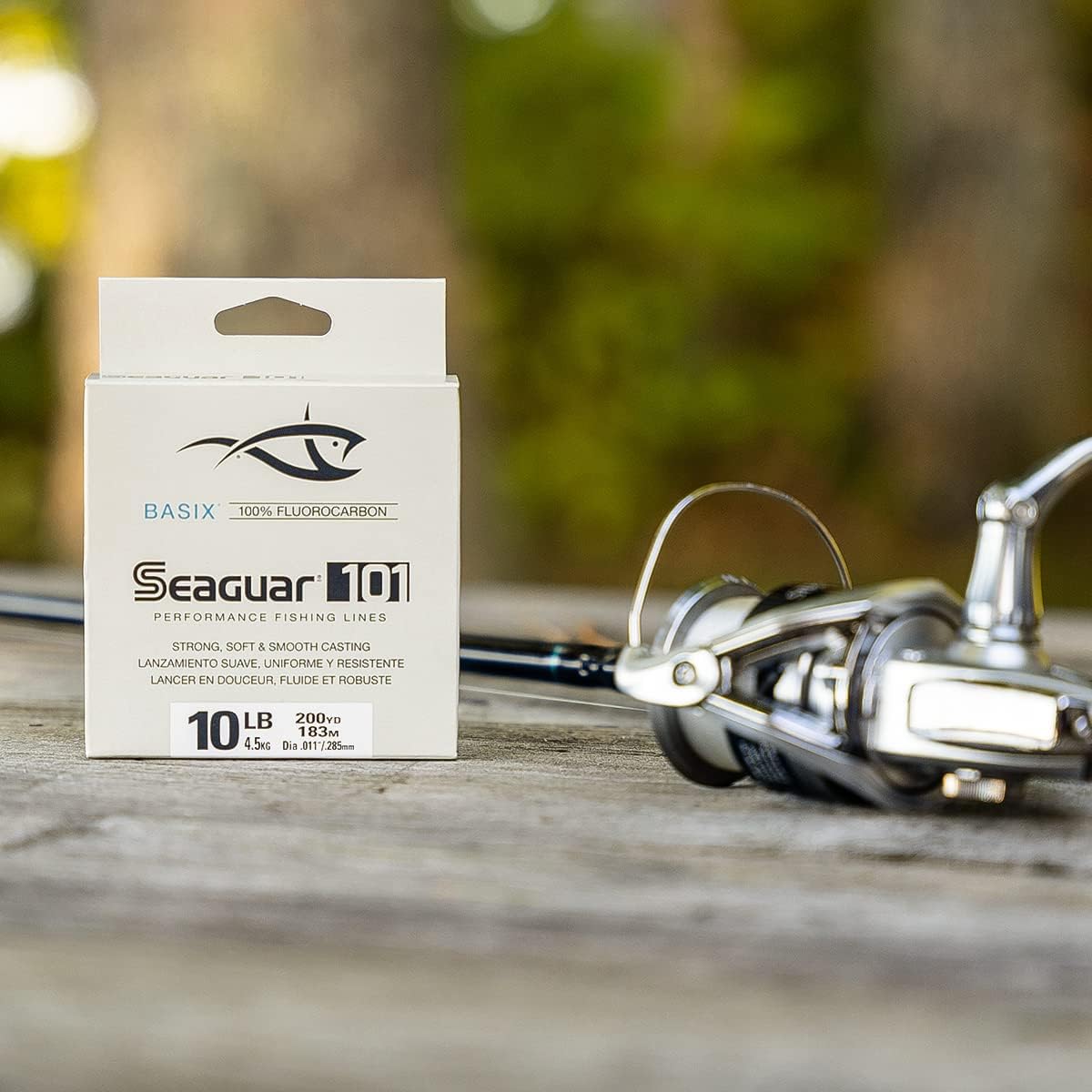 Seaguar 101 Basix 100% Fluorocarbon Fishing Line, 200Yds, 10Lbs Line/Weight, Clear - 10BSX200 : Everything Else