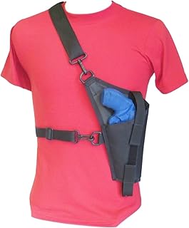 Tanker Style Cross Body Holster for Judge Public Defender (2"-3"), Judge Polymer 2 1/2' & S&W Governor - 45LC & .410 - Right Handed Black - Federal Holsterworks