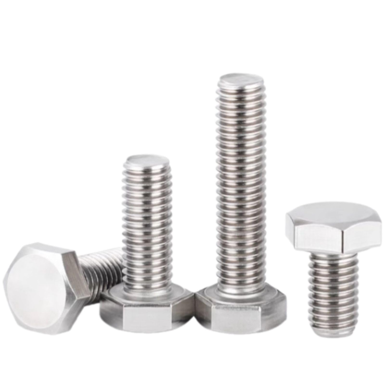 10 Viti Esagonali M10 X 16mm In Acciaio Inox A2 - Bulloni Testa Esagonale Per Auto E Fai Da Te - Foto 2